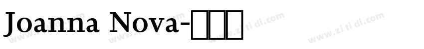 Joanna Nova字体转换